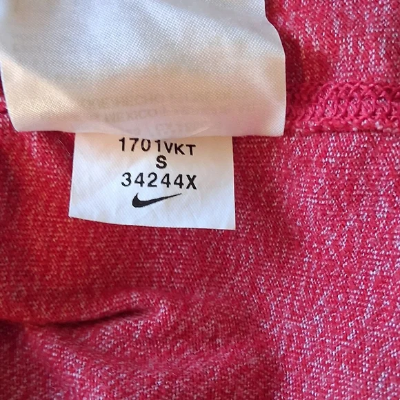 Nike- Red Heathered Muscle Tank. Size S. Genuine MLB Merch. - Picture 6 of 9
